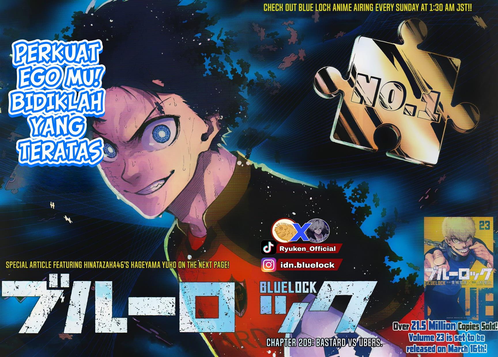 Blue Lock Chap 209 - Next Chap 210