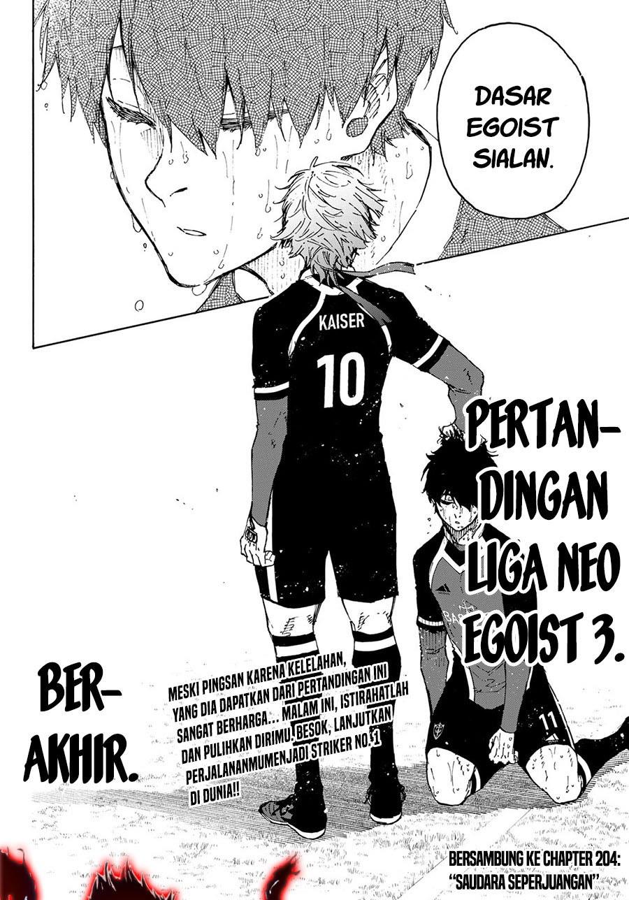 Blue Lock Chap 203 - Next Chap 204