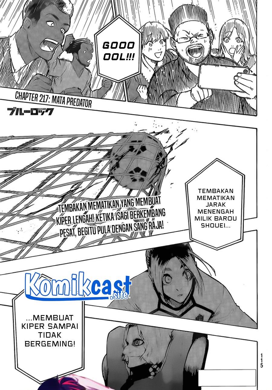 Blue Lock Chap 217 - Next Chap 218