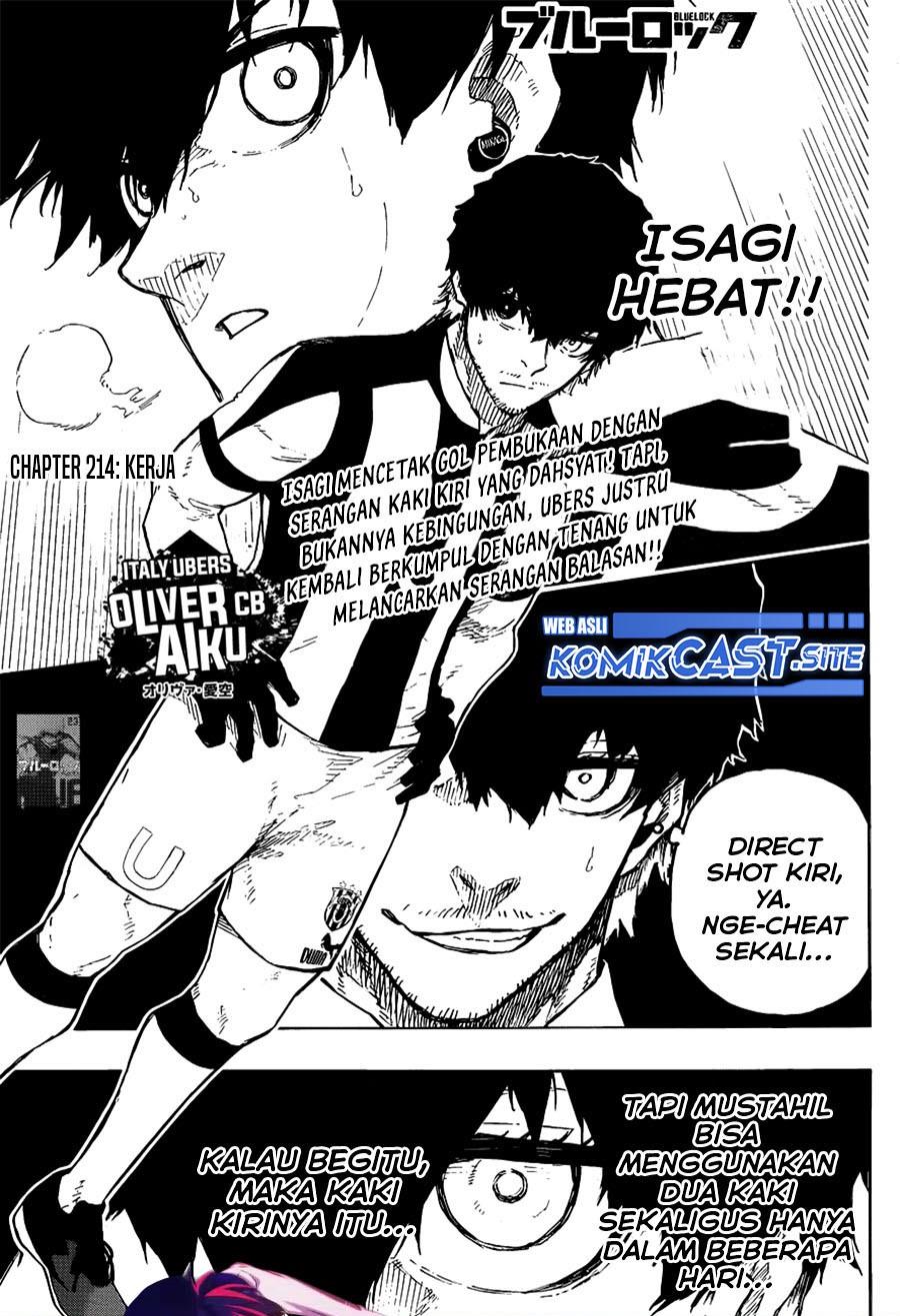 Blue Lock Chap 214 - Next Chap 215