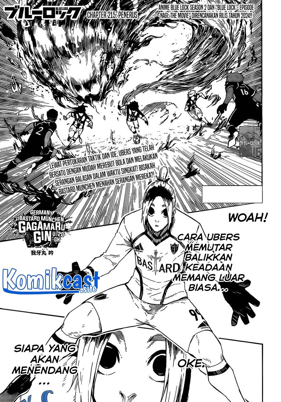 Blue Lock Chap 215 - Next Chap 216