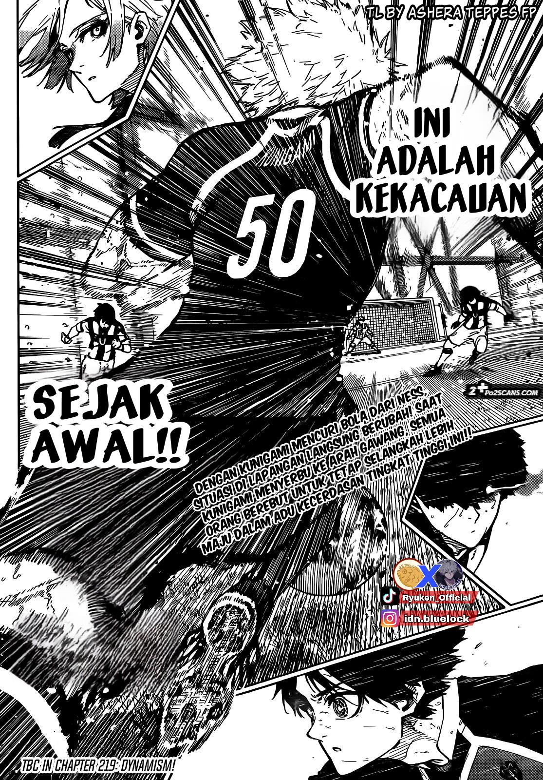 Blue Lock Chap 218 - Next Chap 219
