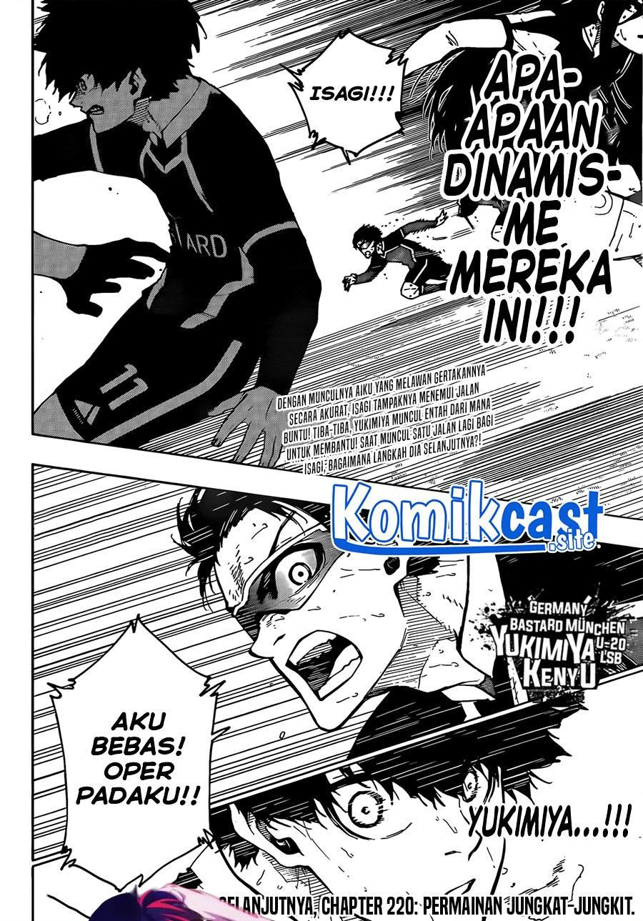 Blue Lock Chap 219 - Next Chap 220