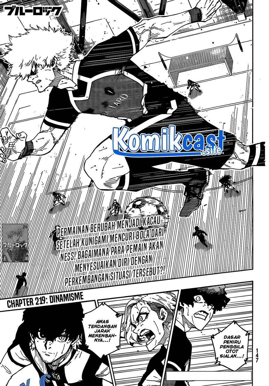 Blue Lock Chap 219 - Next Chap 220