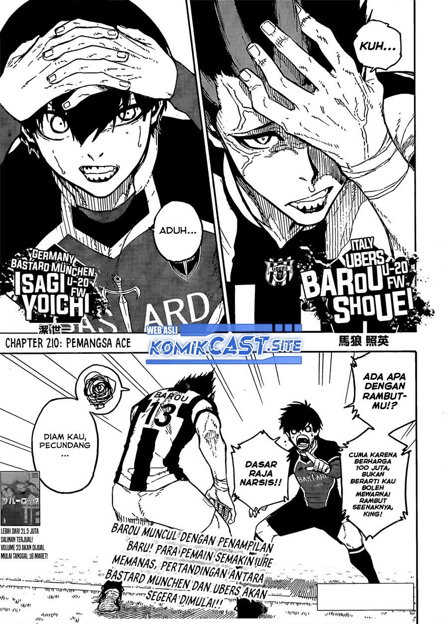 Blue Lock Chap 210 - Next Chap 211