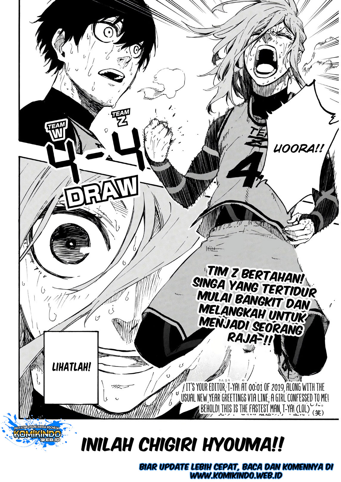 Blue Lock Chap 21 - Next Chap 22