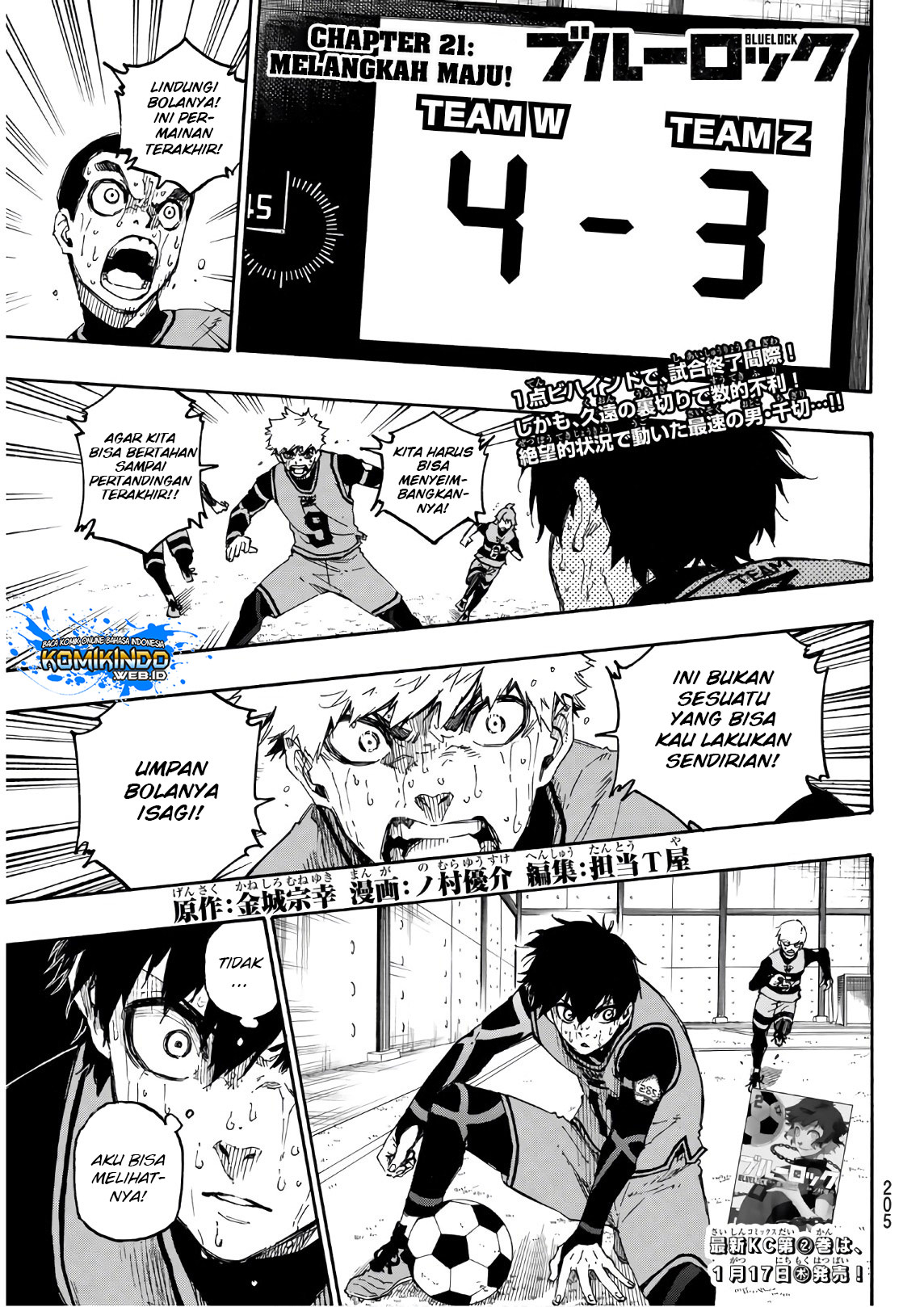 Blue Lock Chap 21 - Next Chap 22