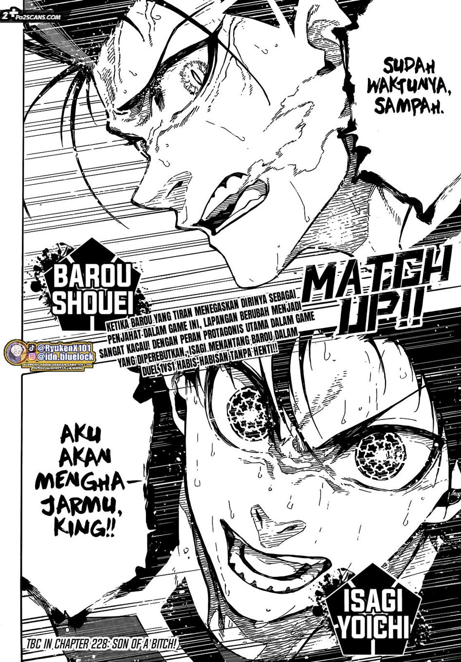 Blue Lock Chap 227 - Next Chap 228