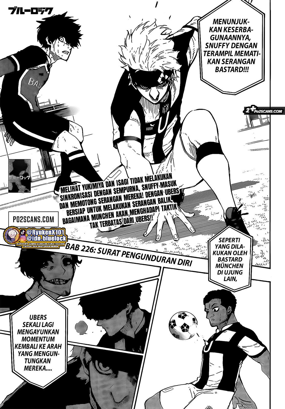 Blue Lock Chap 226 - Next Chap 227