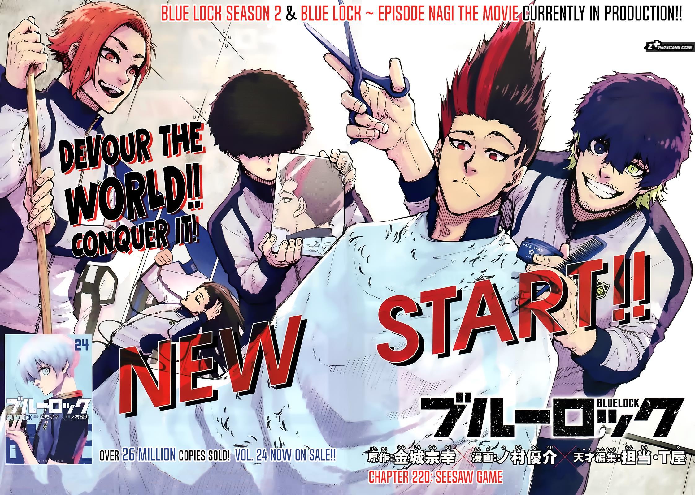 Blue Lock Chap 220 - Next Chap 221