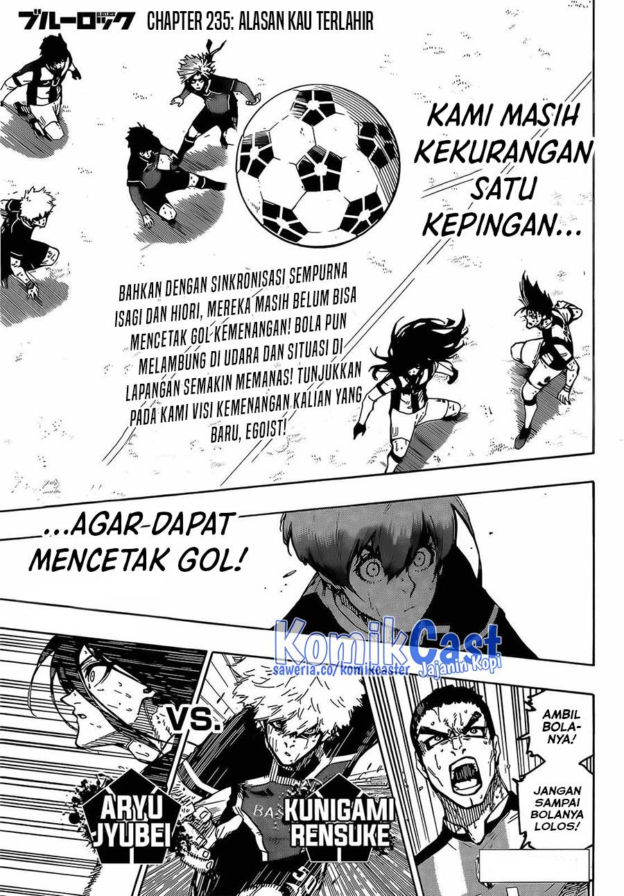 Blue Lock Chap 235 - Next Chap 236