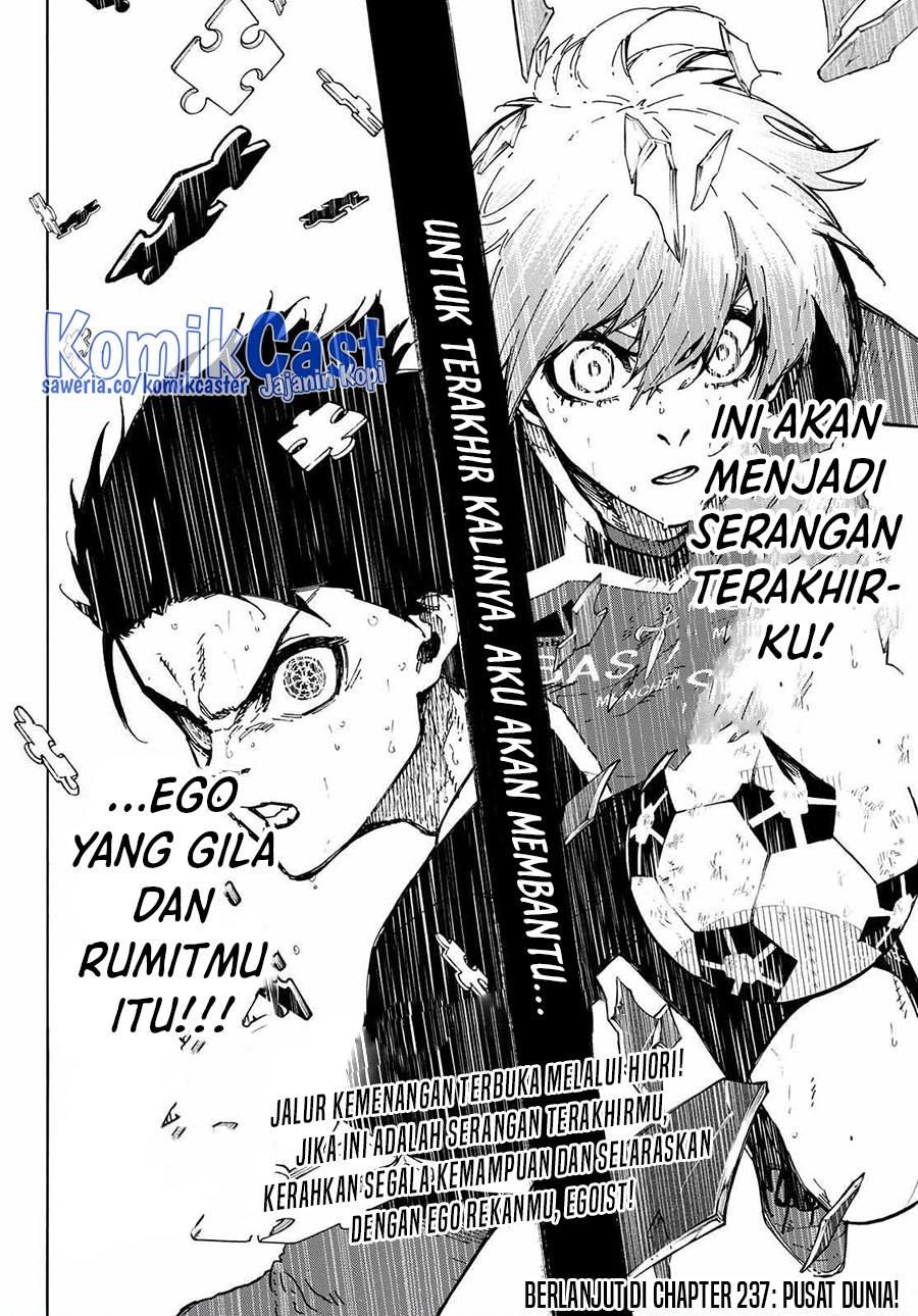 Blue Lock Chap 236 - Next Chap 237