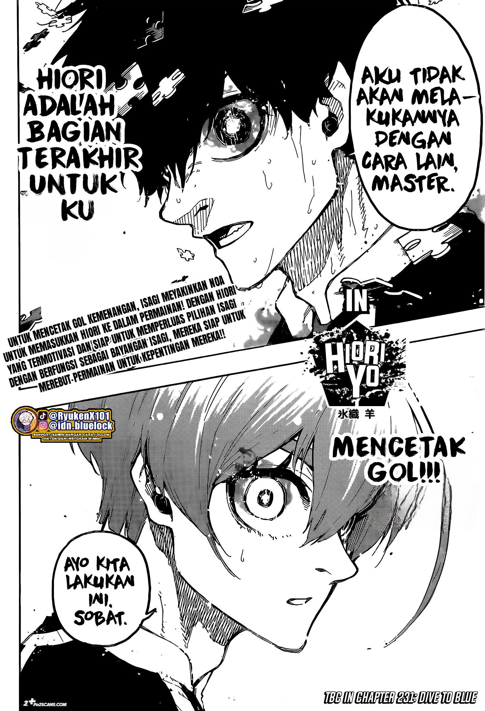 Blue Lock Chap 230 - Next Chap 231