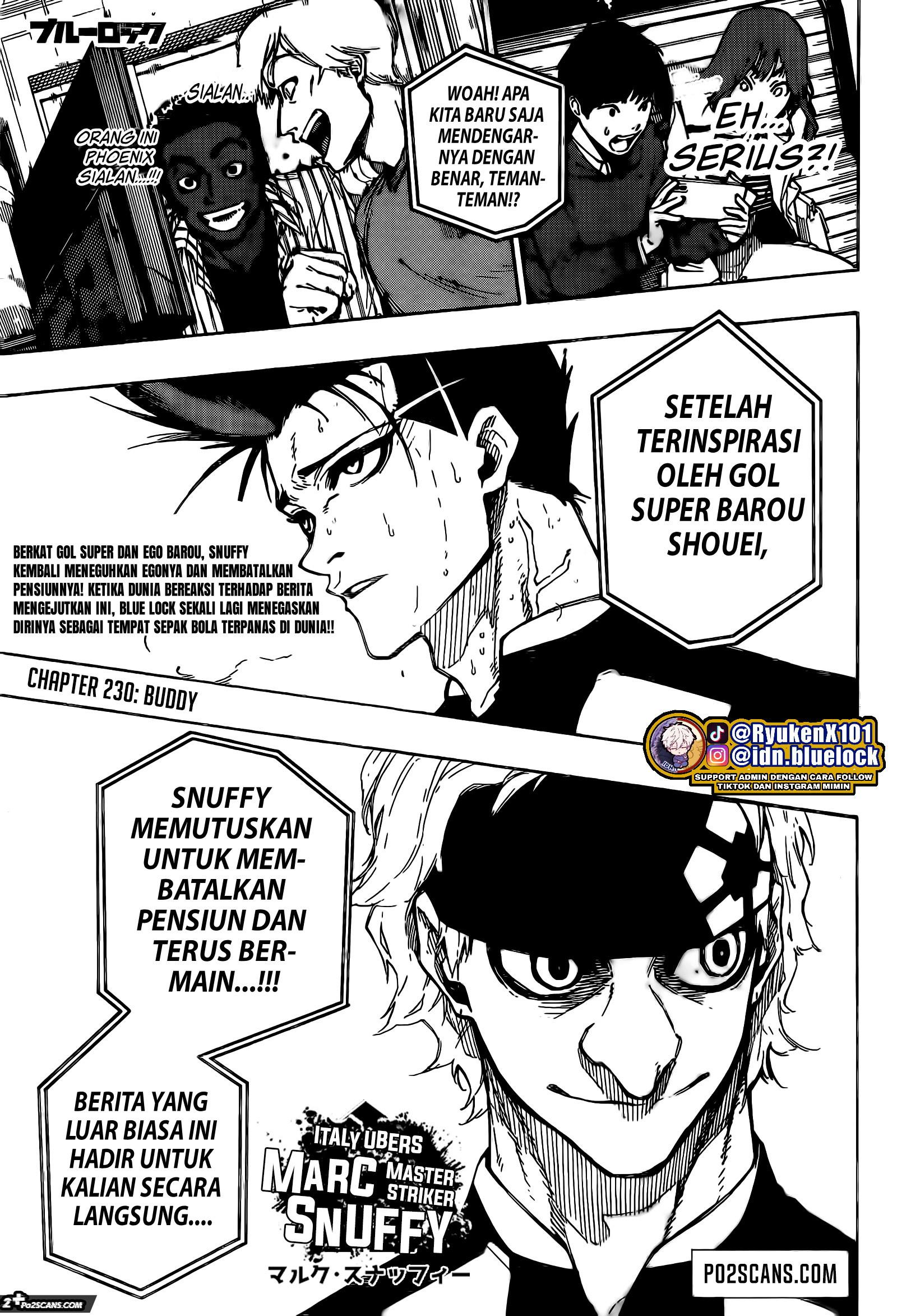 Blue Lock Chap 230 - Next Chap 231