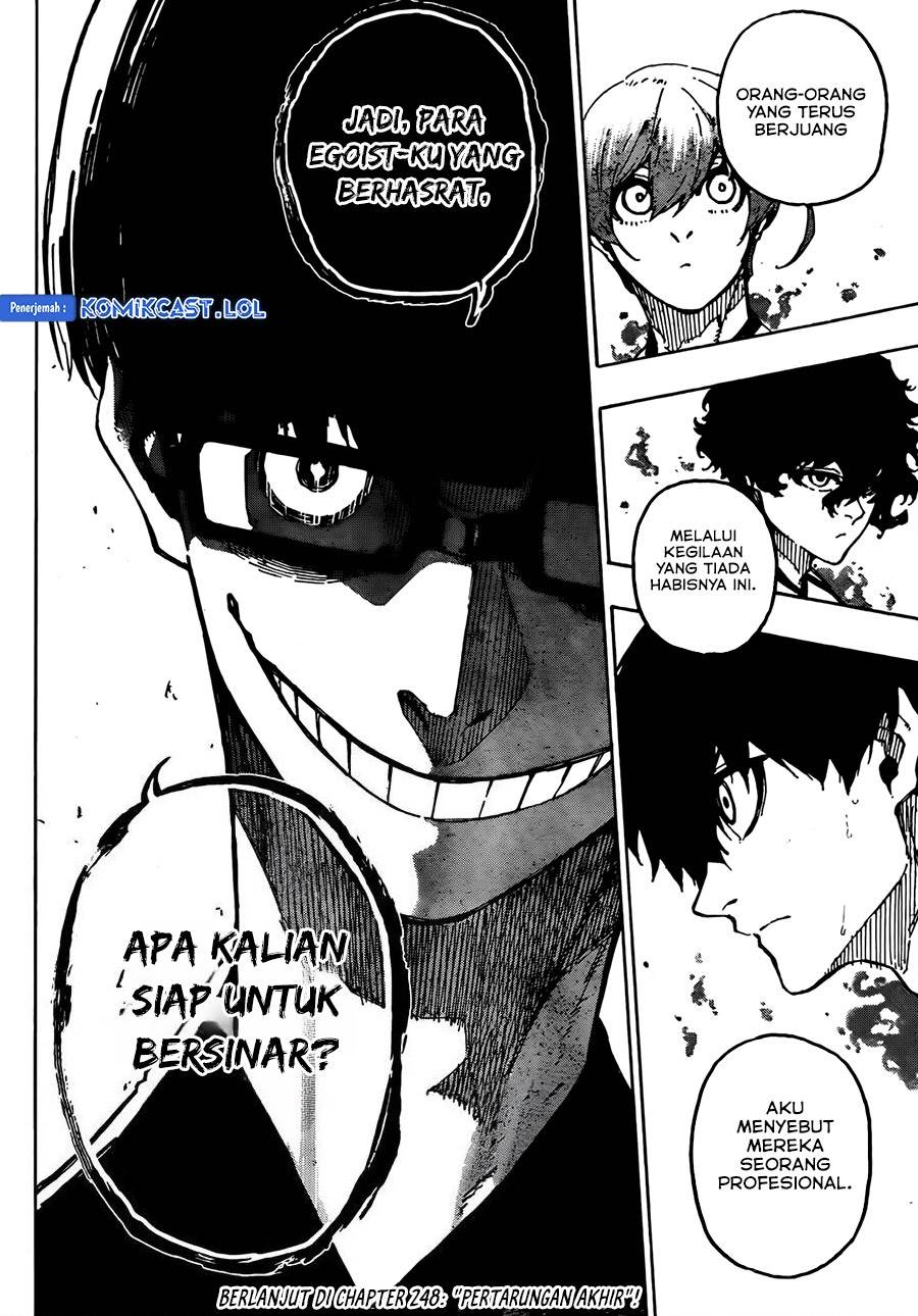 Blue Lock Chap 247 - Next Chap 248