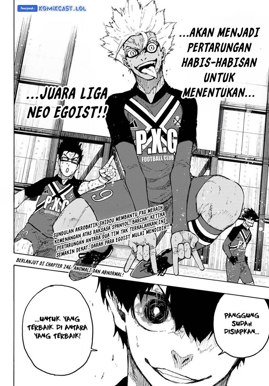 Blue Lock Chap 245 - Next Chap 246