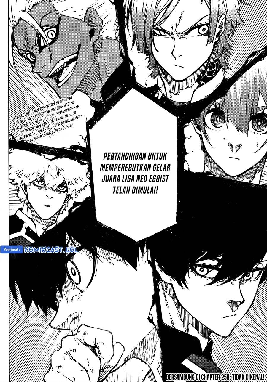 Blue Lock Chap 249 - Next Chap 250