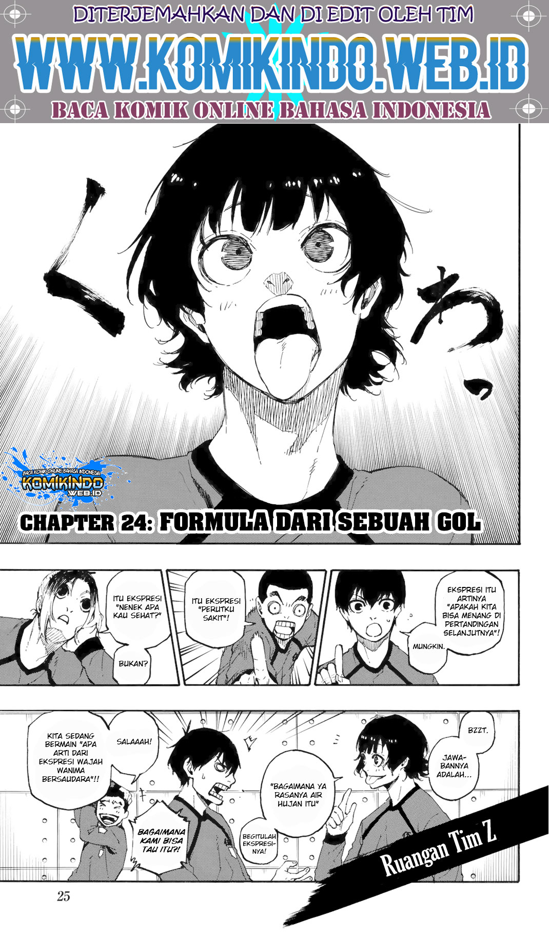 Blue Lock Chap 24 - Next Chap 25