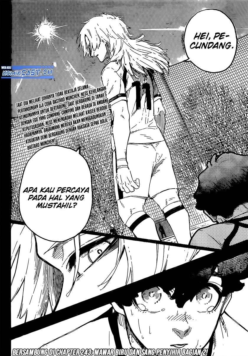 Blue Lock Chap 242 - Next Chap 243