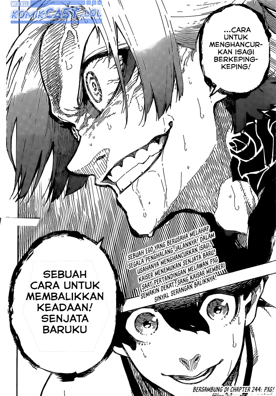 Blue Lock Chap 243 - Next Chap 244