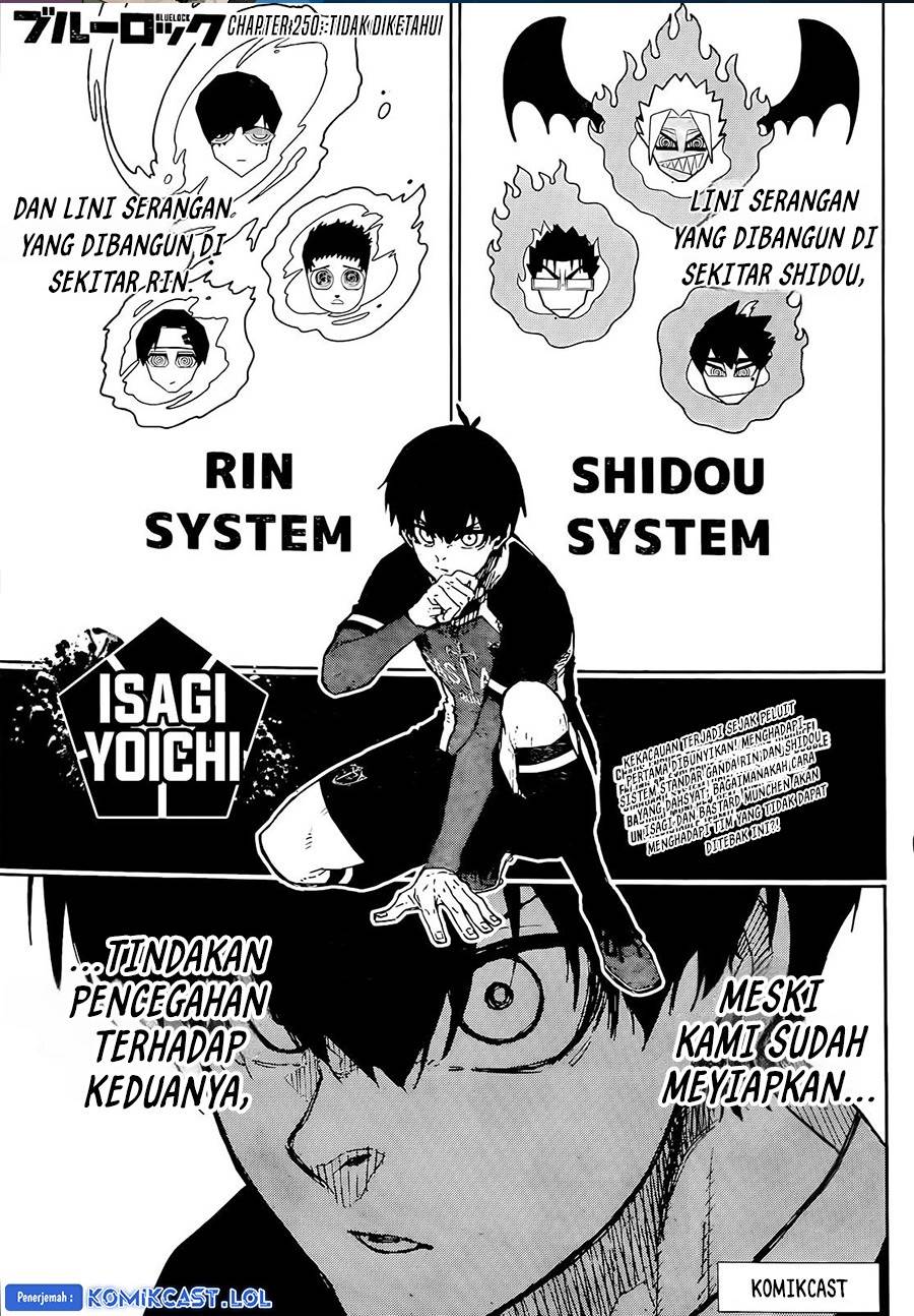 Blue Lock Chap 250 - Next Chap 251