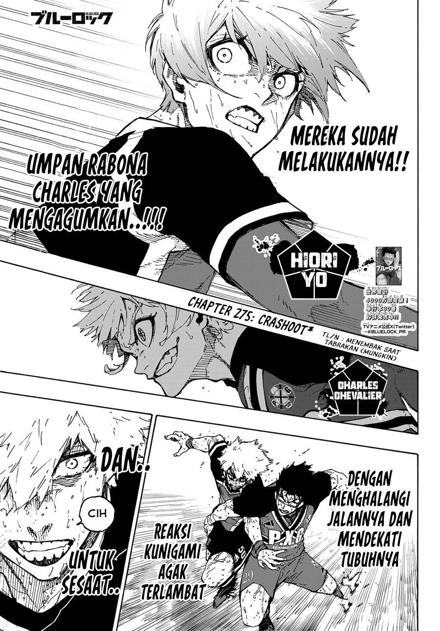 Blue Lock Chap 275 - Next Chap 276