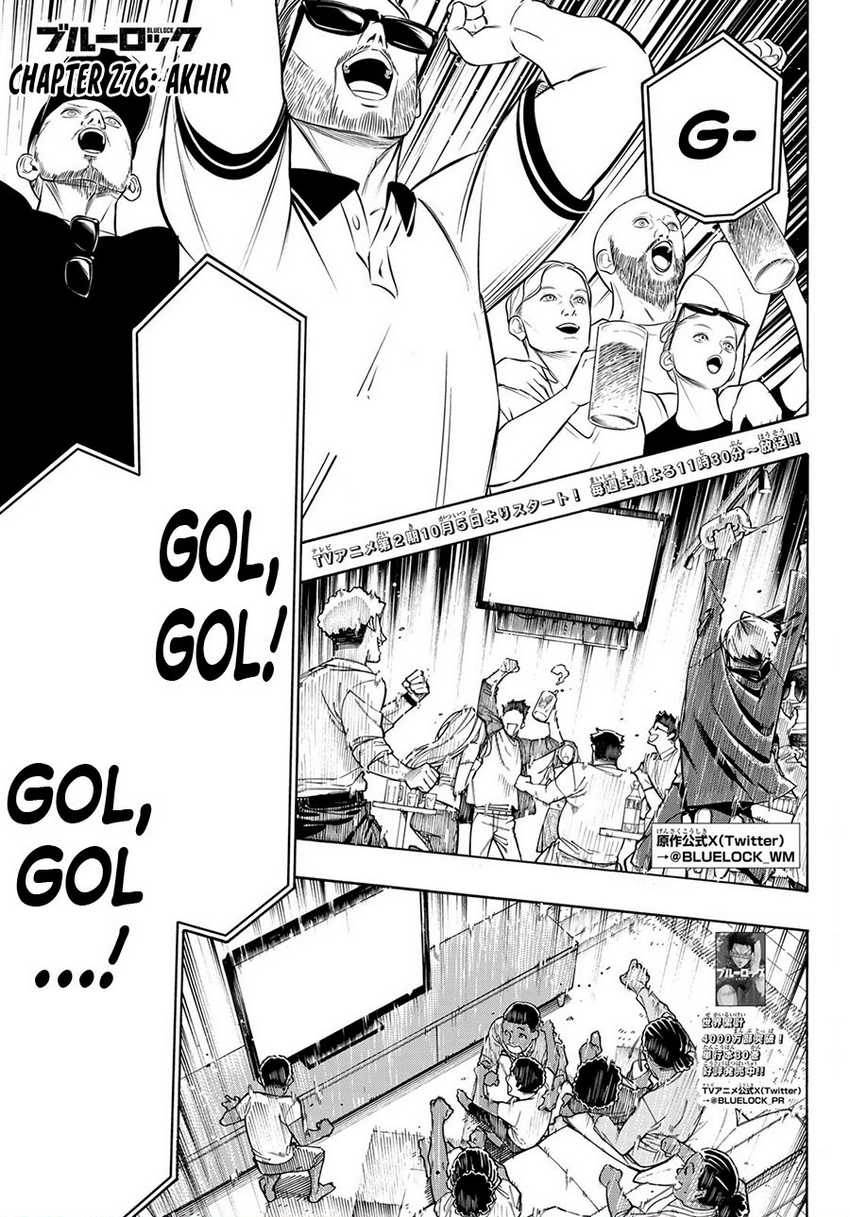 Blue Lock Chap 276 - Next Chap 277