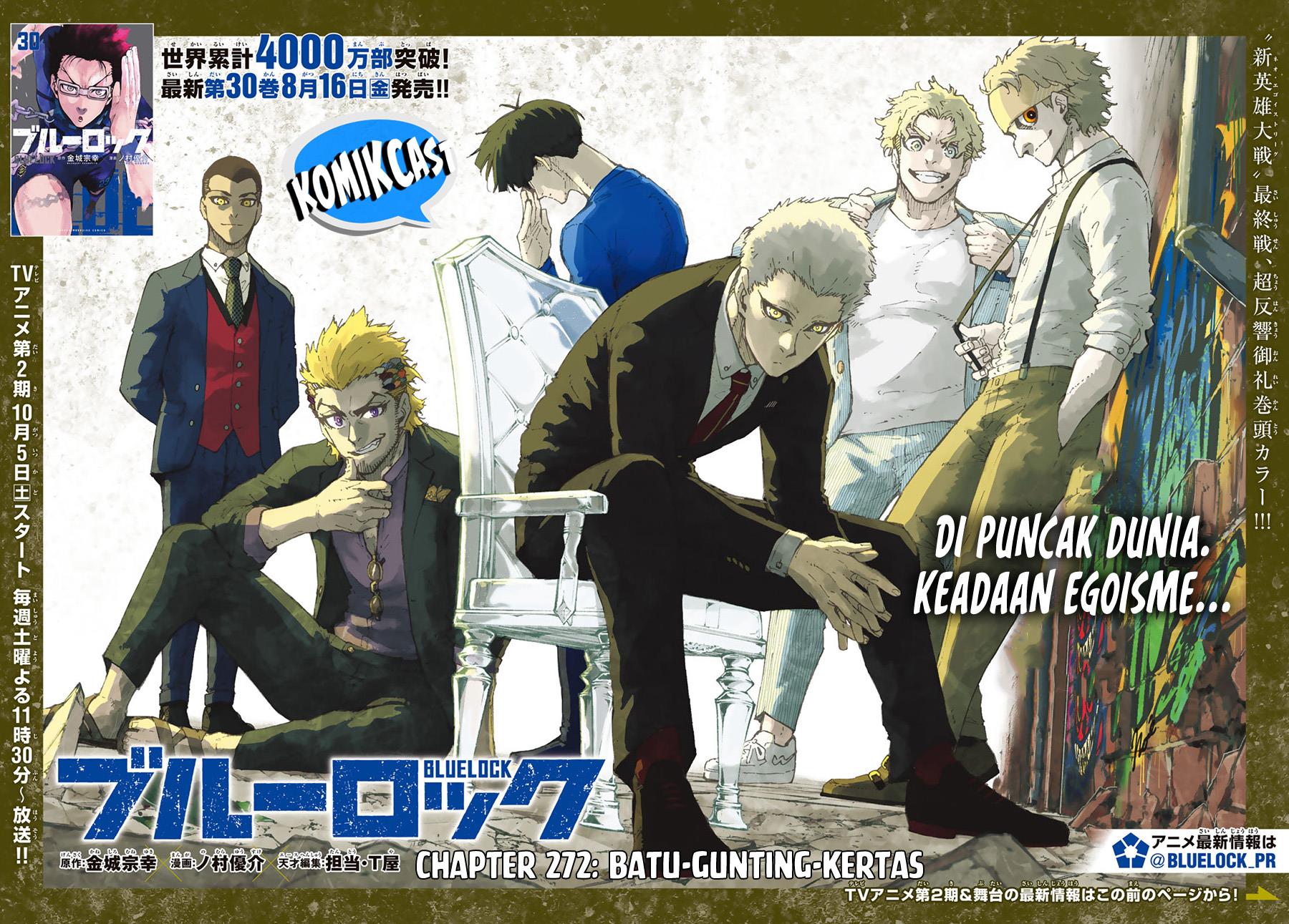 Blue Lock Chap 272 - Next Chap 273