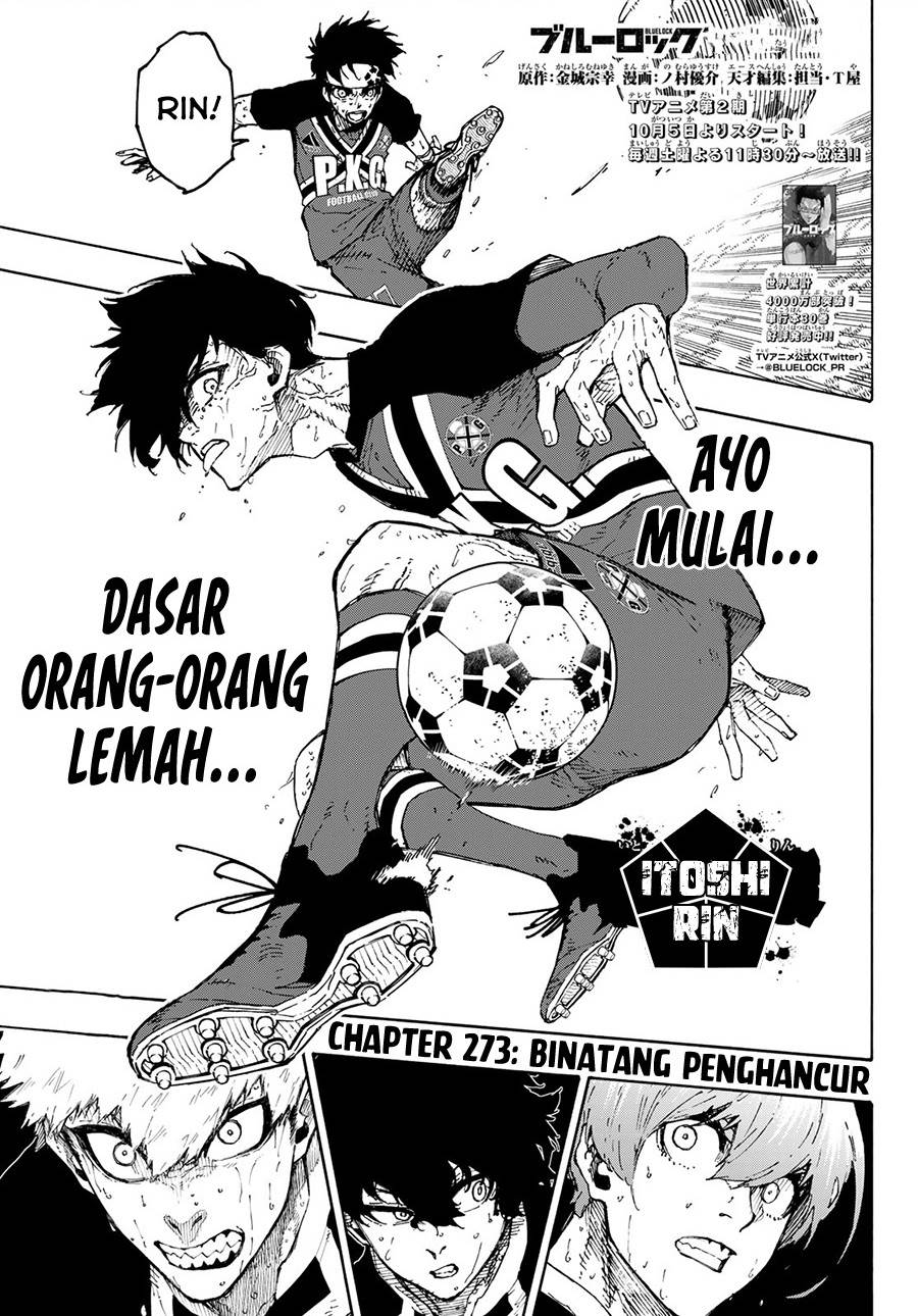 Blue Lock Chap 273 - Next Chap 274