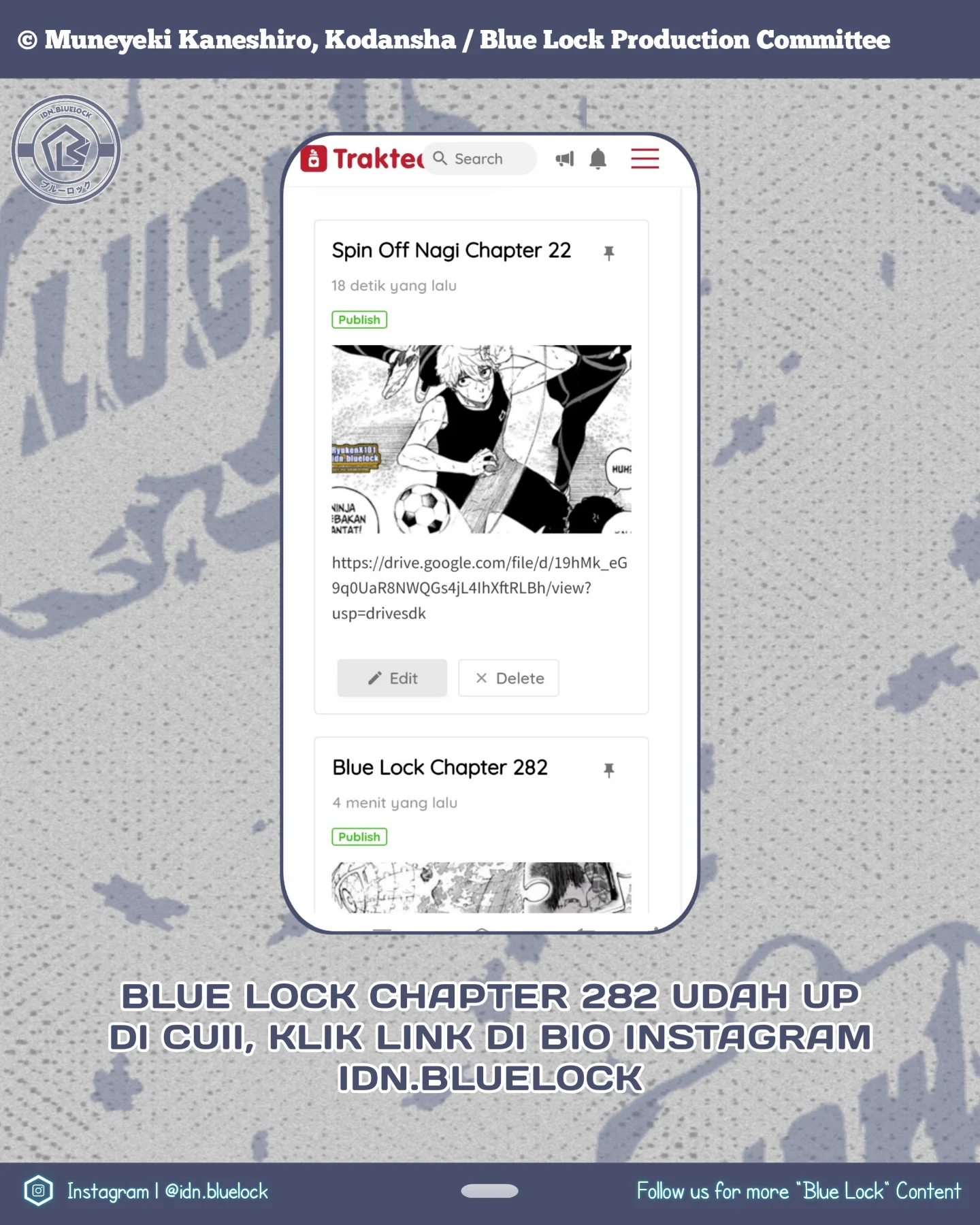 Blue Lock Chap 281 - Next Chap 282