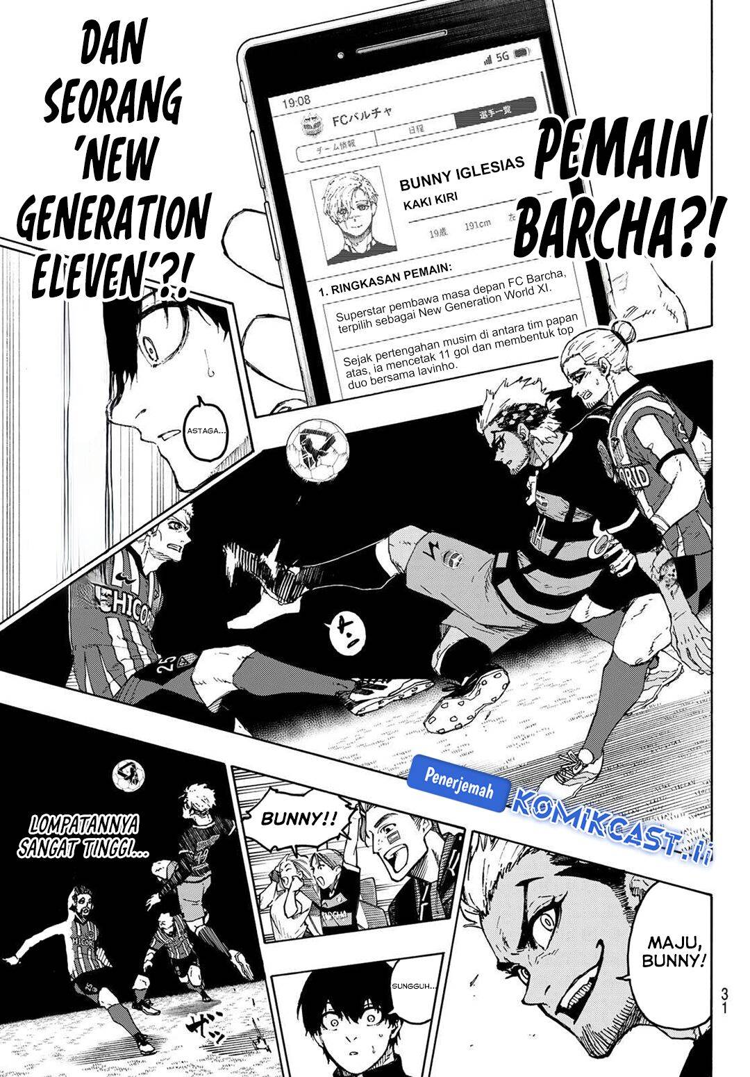 Blue Lock Chap 307 - Next Chap 308