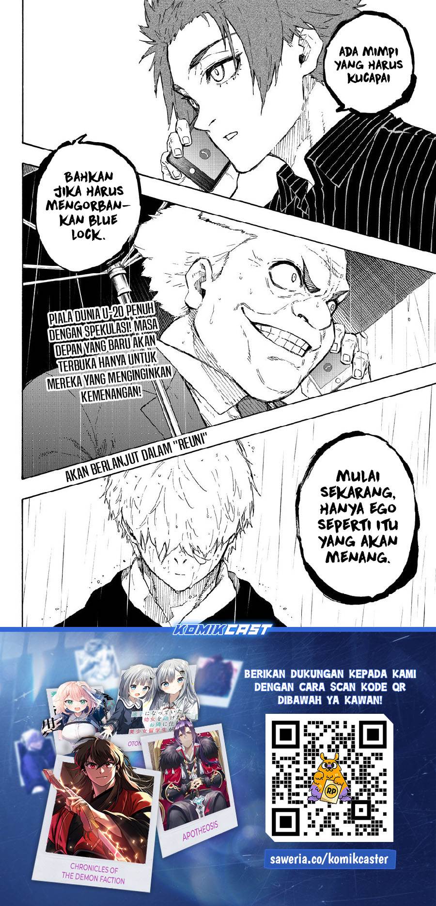 Blue Lock Chap 308 - Next Chap 309