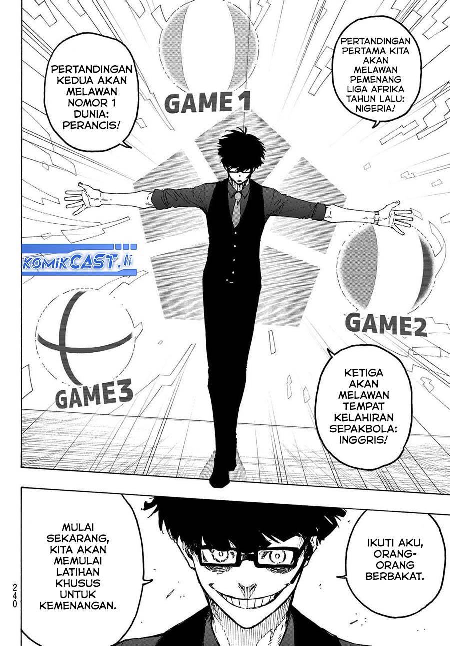 Blue Lock Chap 309 - Next Chap 310