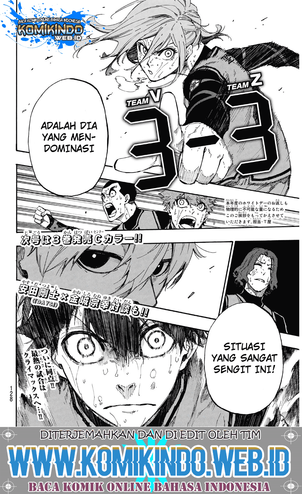 Blue Lock Chap 31 - Next Chap 32