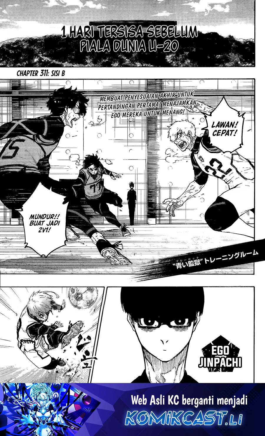 Blue Lock Chap 311 - Next Chap 312