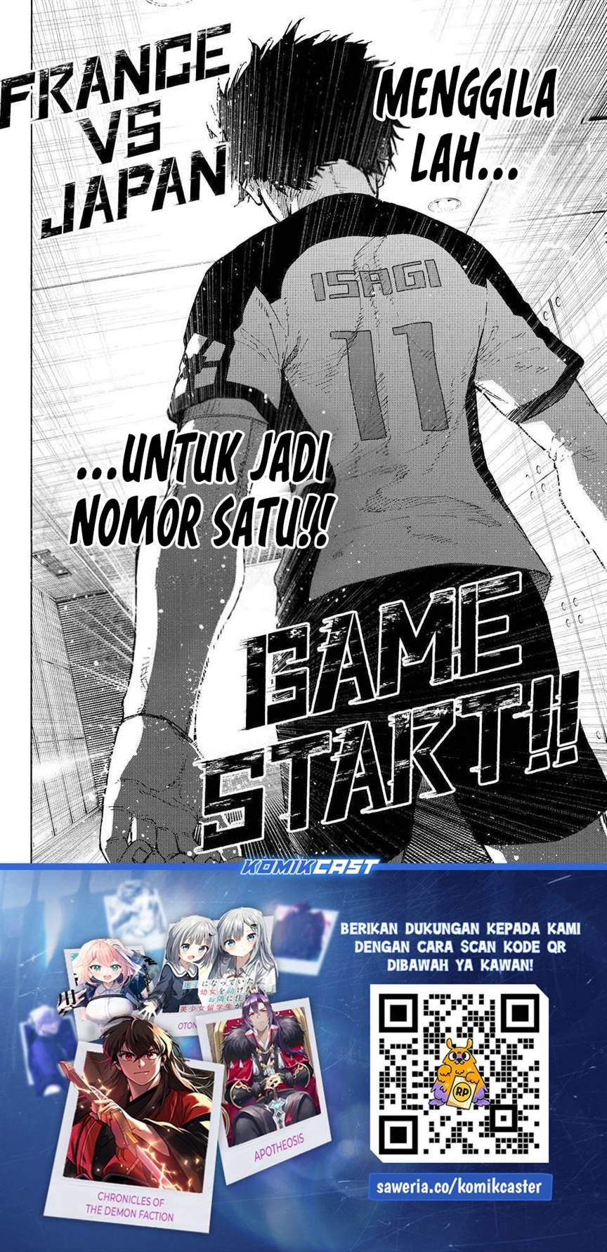 Blue Lock Chap 329 - Next Chap 330