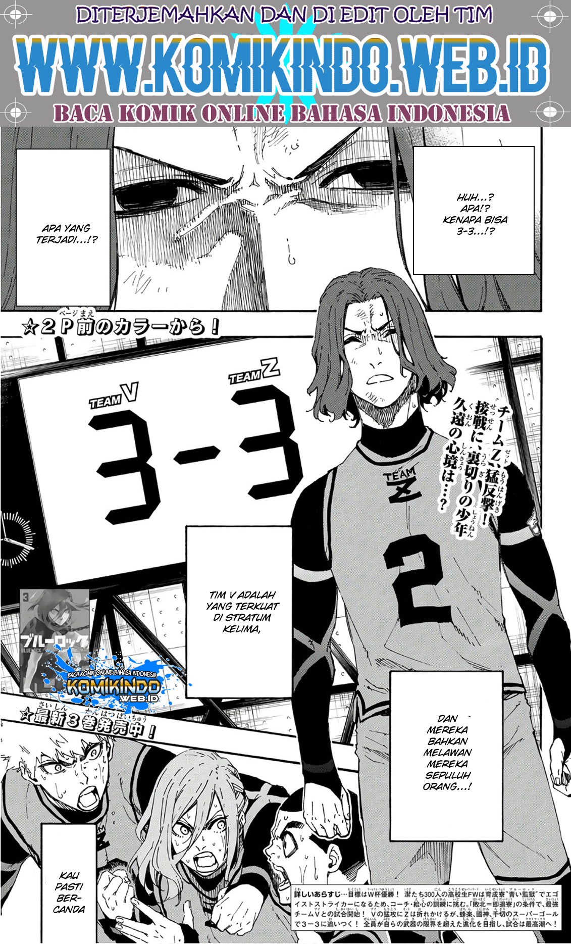Blue Lock Chap 32 - Next Chap 33