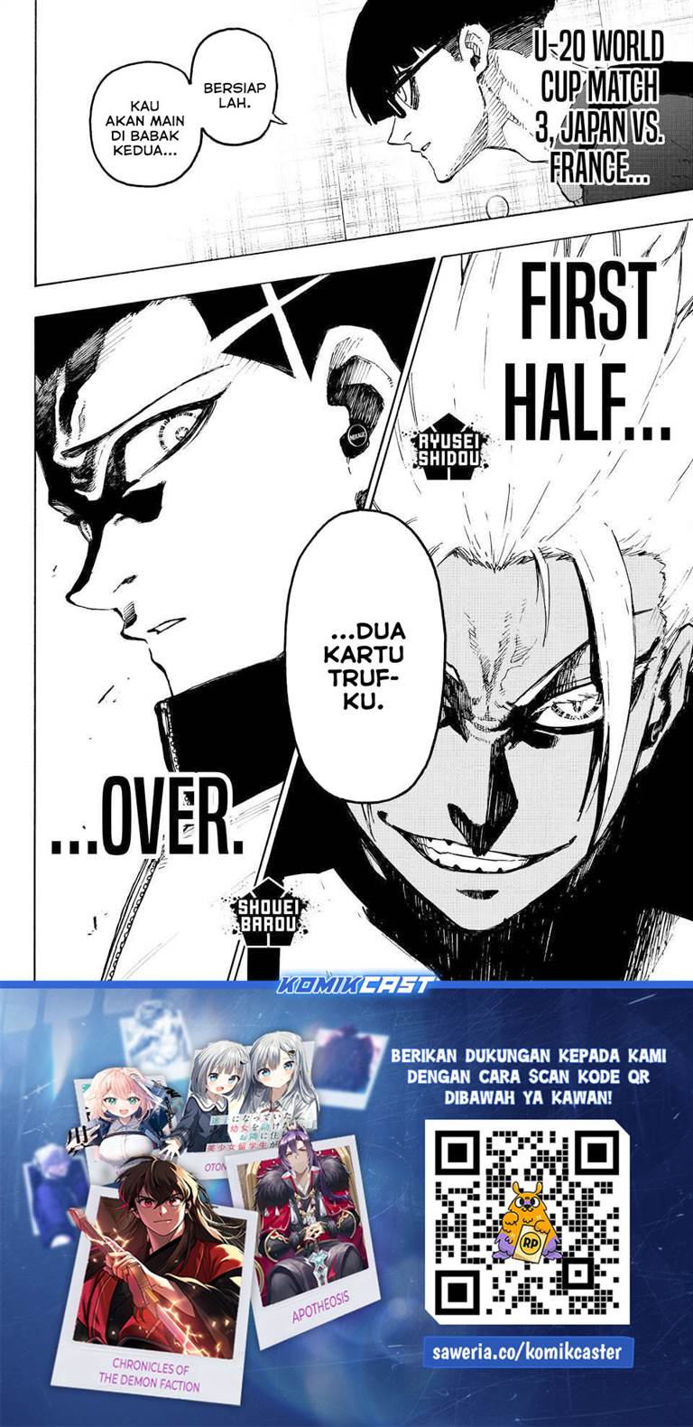 Blue Lock Chap 338 - Next Chap 339