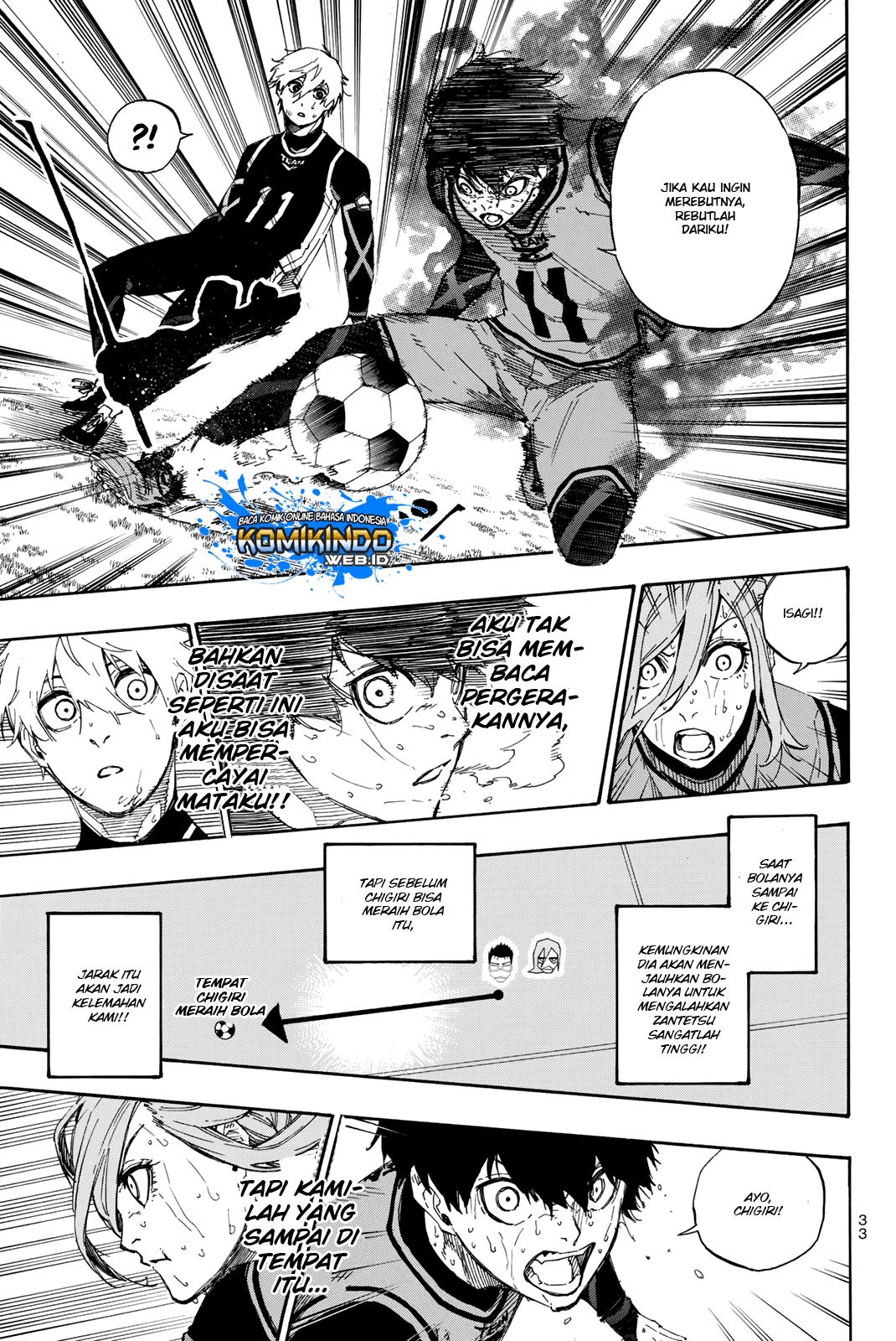 Blue Lock Chap 33 - Next Chap 34