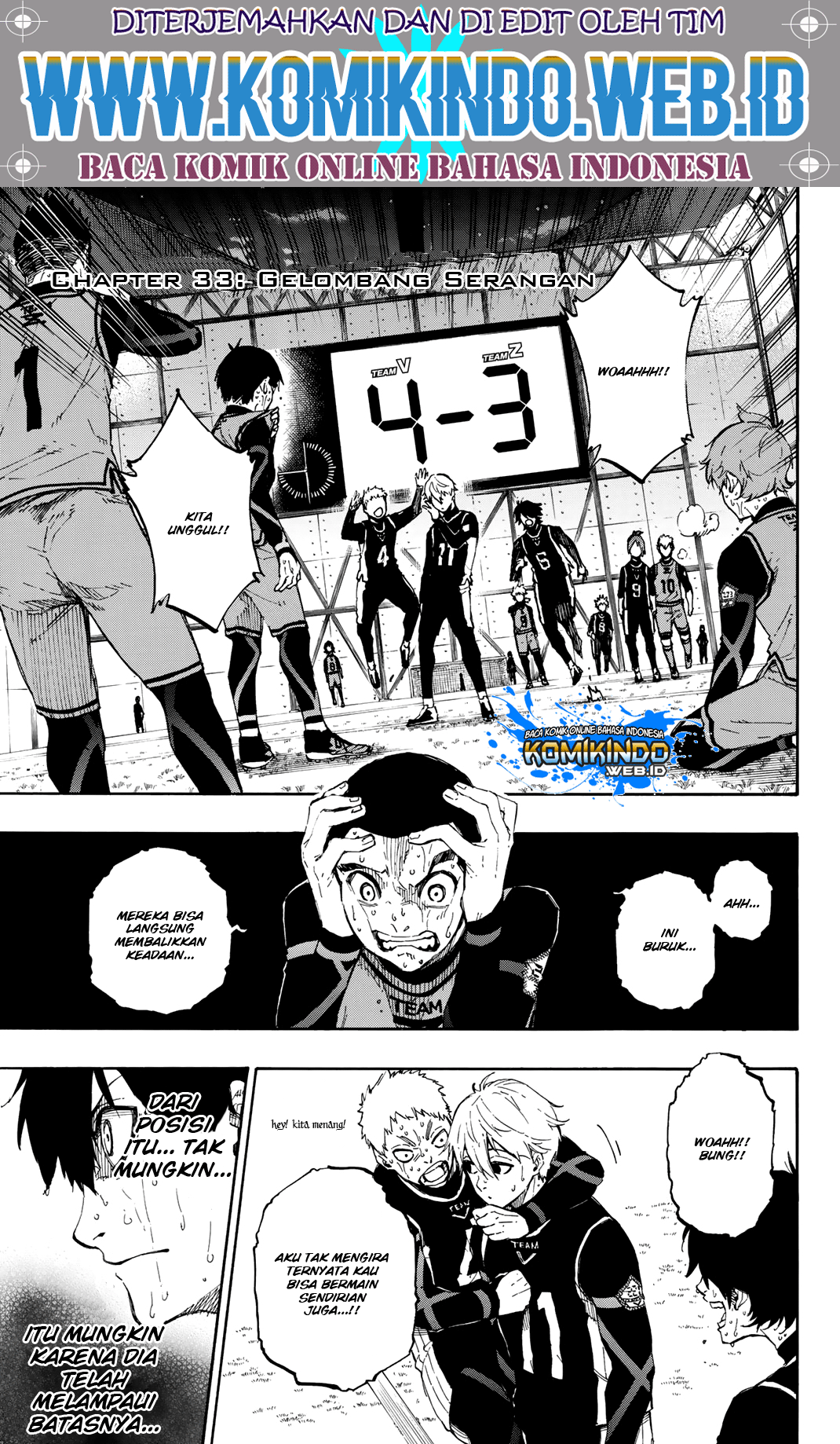 Blue Lock Chap 33 - Next Chap 34