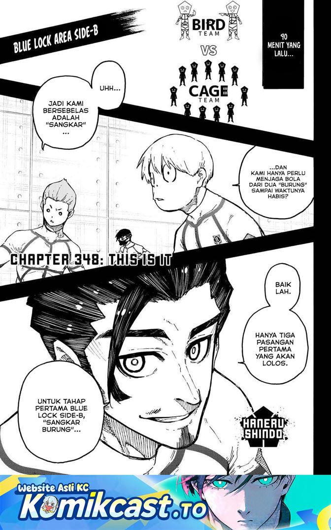 Blue Lock Chap 348 - Next Chap 349