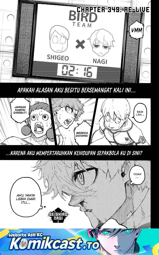 Blue Lock Chap 349 - Next Chap 350