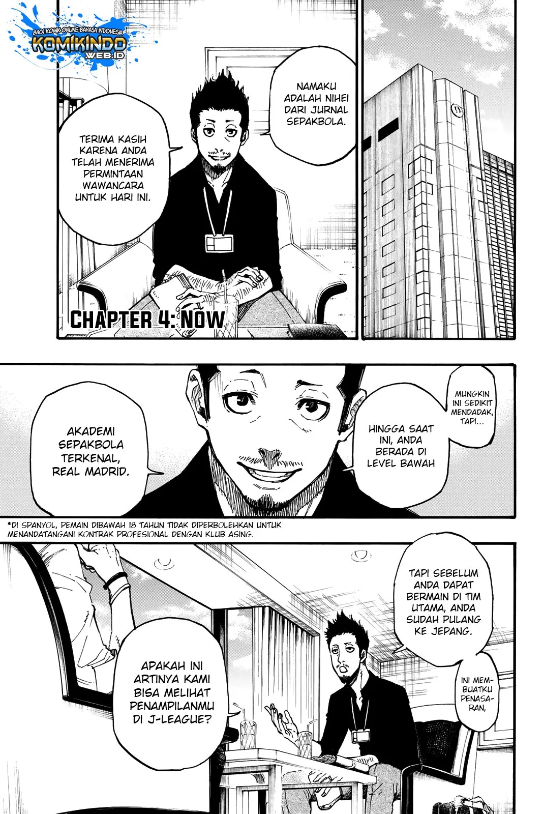Blue Lock Chap 4 - Next Chap 5