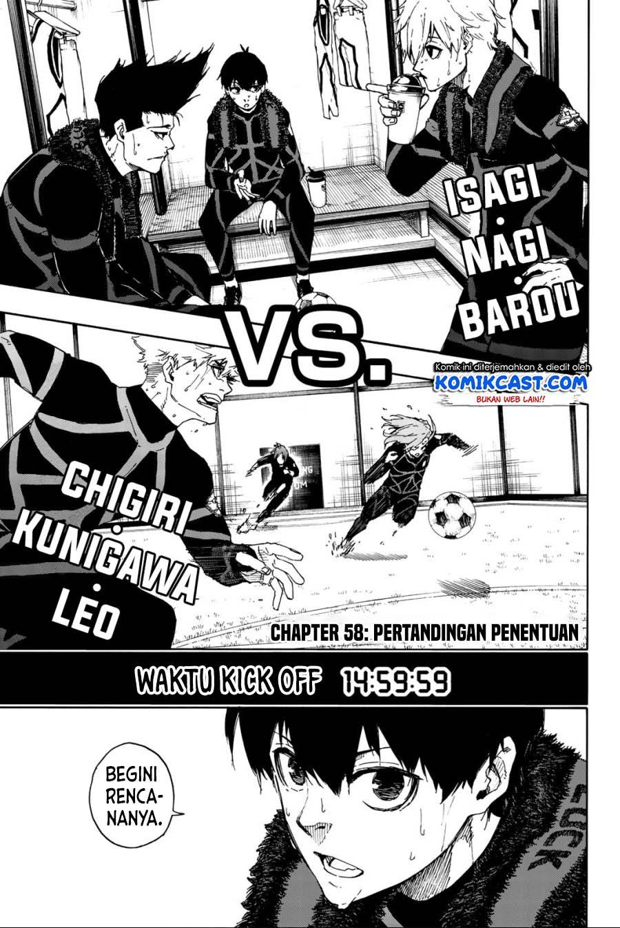 Blue Lock Chap 58 - Next Chap 59