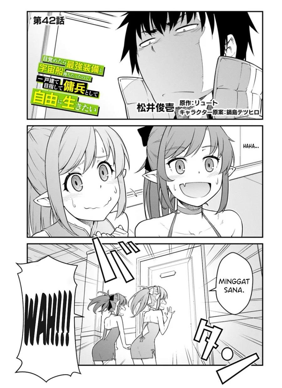 Mezametara Saikyou Soubi to Uchuusen-mochi Datta no de, Ikkodate Mezashite Youhei Toshite Jiyuu ni Ikitai Chap 42.1 - Next Chap 43.1