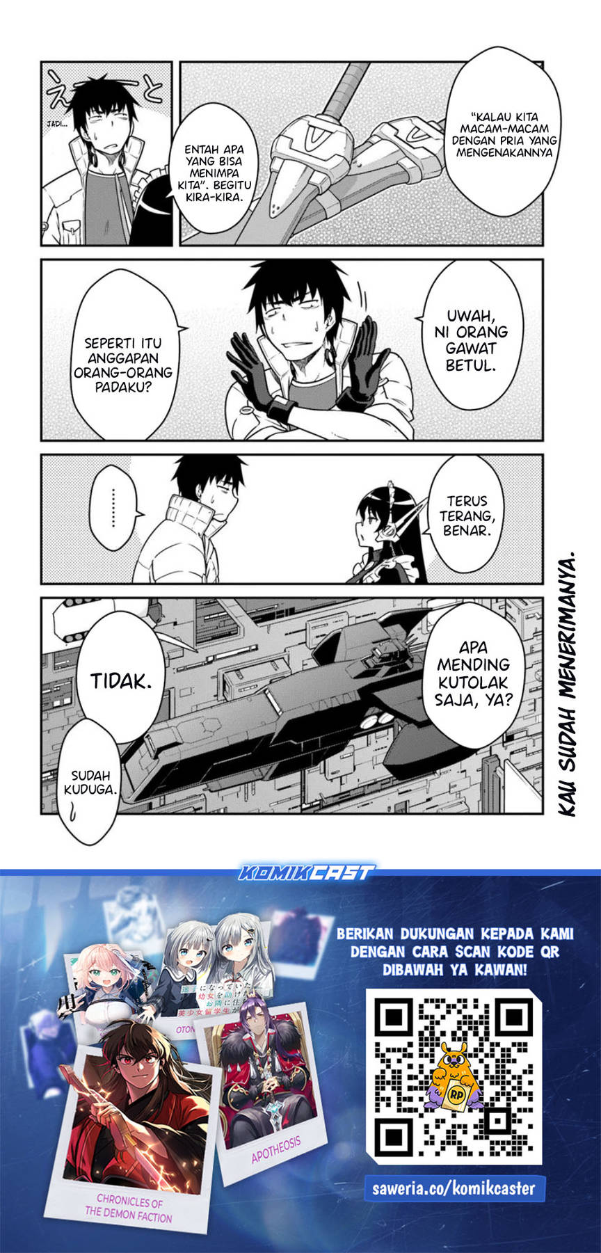 Mezametara Saikyou Soubi to Uchuusen-mochi Datta no de, Ikkodate Mezashite Youhei Toshite Jiyuu ni Ikitai Chap 52.2 - Next Chap 53.2