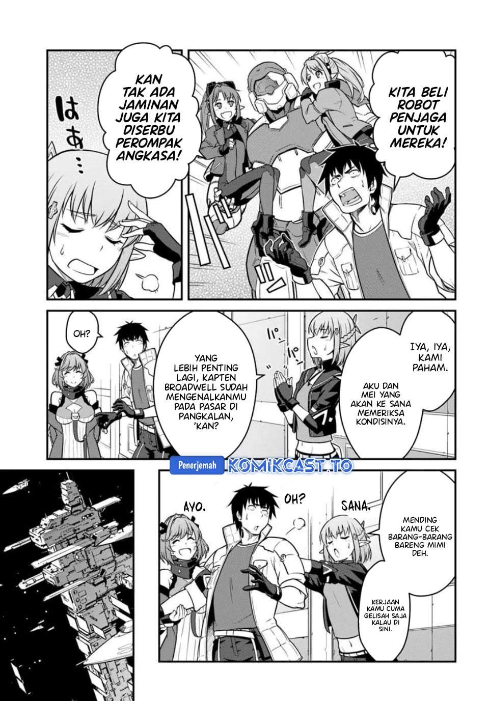 Mezametara Saikyou Soubi to Uchuusen-mochi Datta no de, Ikkodate Mezashite Youhei Toshite Jiyuu ni Ikitai Chap 56.1 - Next Chap 57.1