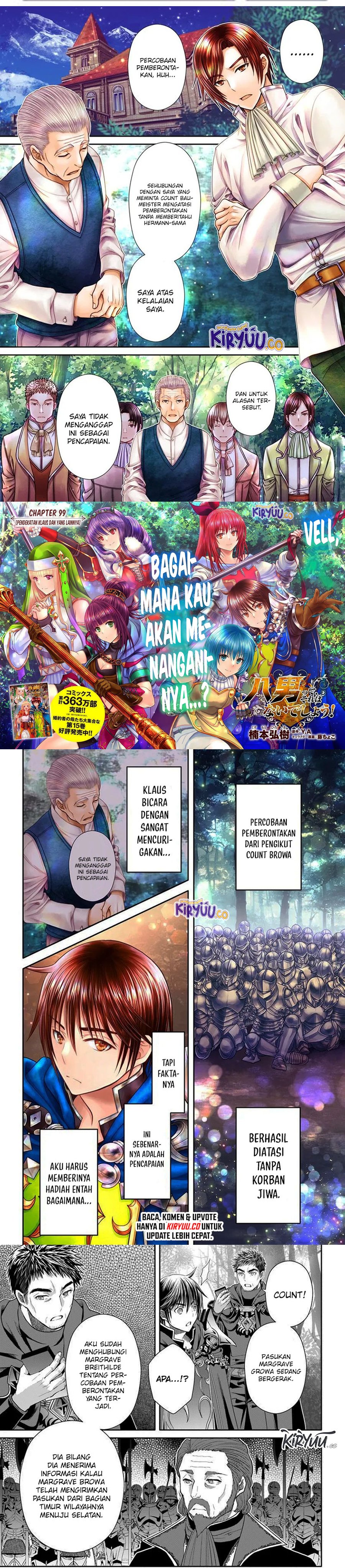 Hachinan tte, Sore wa Nai Deshou! Chap 99 - Next Chap 100