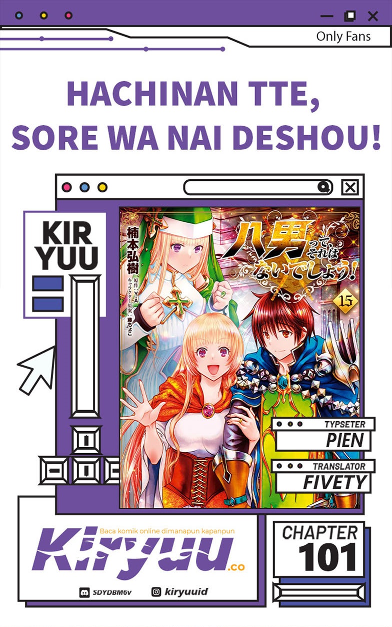 Hachinan tte, Sore wa Nai Deshou! Chap 101 - Next Chap 102