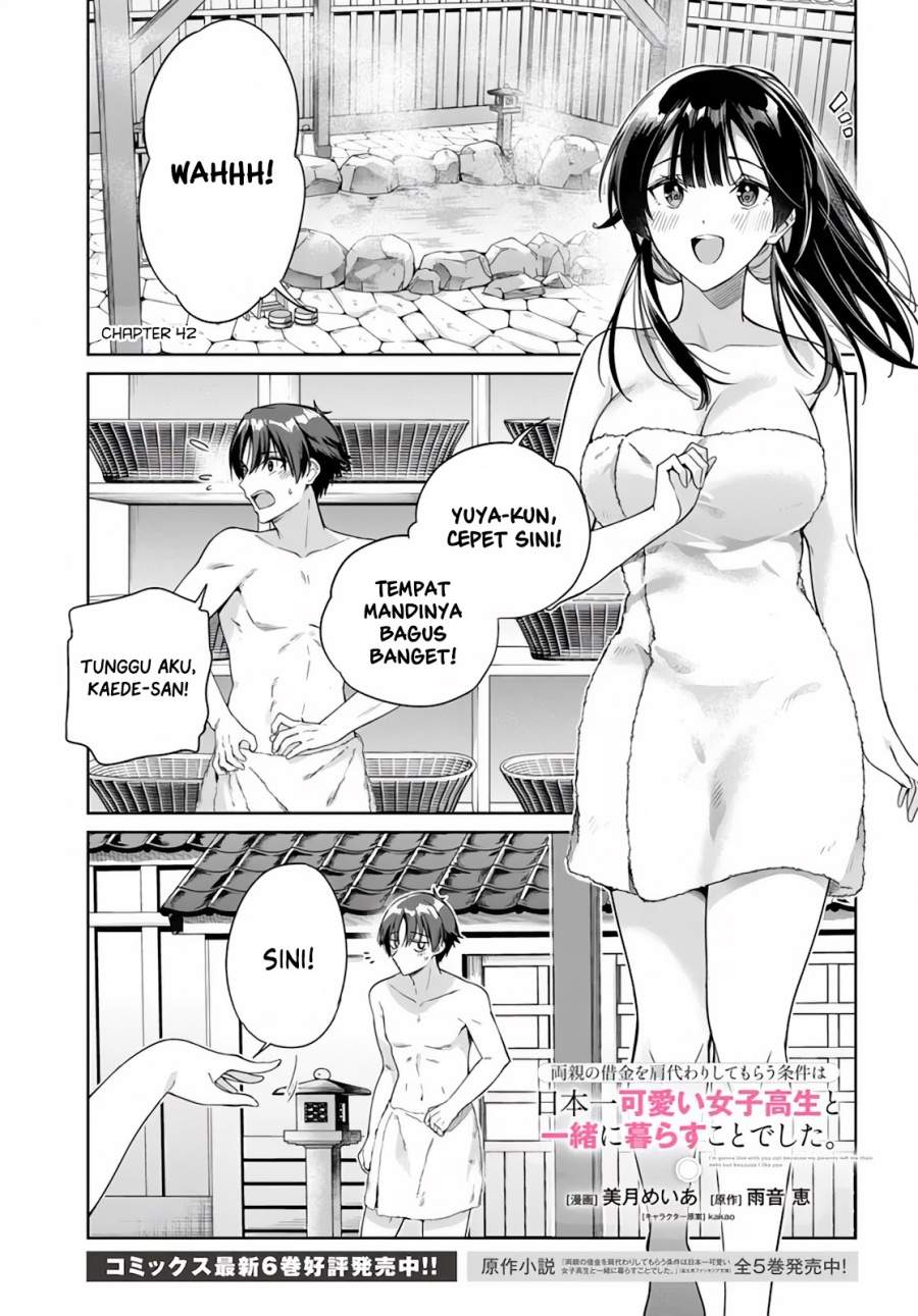 Komik Ryoushin no Shakkin wo Katagawari Shite Morau Jouken wa Nihon’ichi Kawaii Joshikousei to Issho ni Kurasu Koto Chap 42 - Next Chap 43